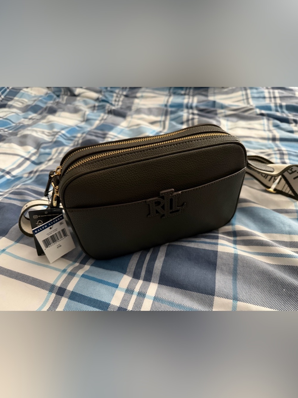 Brand New Lauren Ralph Lauren Crossbody Bag – Dark Olive (Tags Attached) - Picture 9 of 12